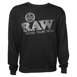 RP X RAW Crewneck Sweater with Zipper Pocket