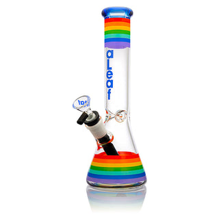 aLeaf Pride Collection Beaker Water Pipe 10" - Assorted Colors