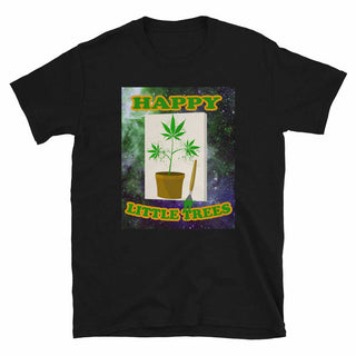 Happy Little Trees by Daveed Benito T-Shirt