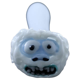 Chameleon Glass Abominable Snowman Glass 4" Hand Pipe