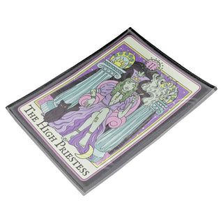 Canna Style High Priestess Tarot Card Glass Rolling Tray