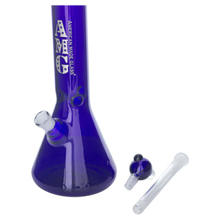 AMG Glass 12" Full Color Beaker Water Pipe