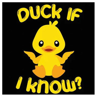 Kalan Duck If I Know Square Magnet