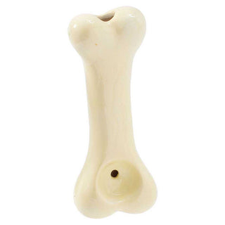 Wacky Bowlz Dog Bone Ceramic Hand Pipe