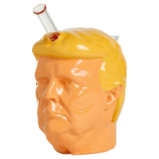 Dabtized Bomb Ass Head Mr. President 5" Glass Water Pipe