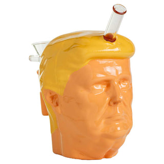 Dabtized Bomb Ass Head Mr. President 5" Glass Water Pipe