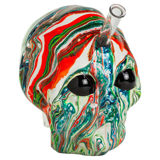Dabtized Bomb Ass Head E.T.H.C 5" Glass Water Pipe - Assorted
