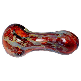 13 Glass Fumed Spoon Hand Pipe - Assorted