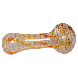 13 Glass Fumed Spoon Hand Pipe - Assorted