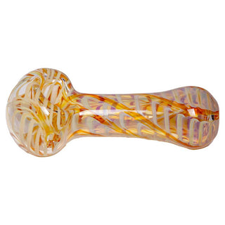 13 Glass Fumed Spoon Hand Pipe - Assorted