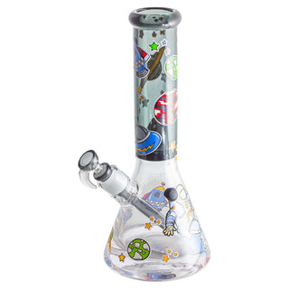 12" Character Beaker Heavy Glass Water Pipe - Assorted