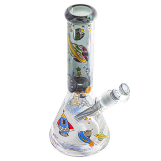 12" Character Beaker Heavy Glass Water Pipe - Assorted