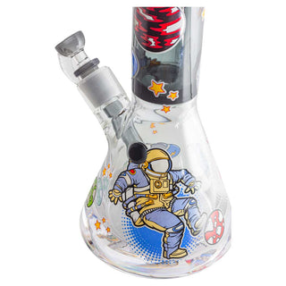12" Character Beaker Heavy Glass Water Pipe - Assorted