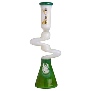 Cignature Slyme Zigzag Beaker 18" Glass Water Pipe - Assorted