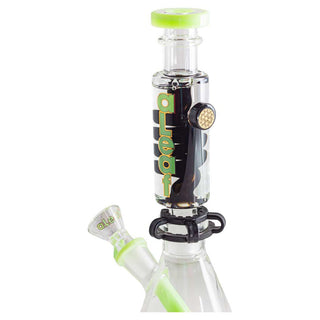 aLeaf 8" Glycerine Coil Head Mini Beaker Water Pipe - Assorted