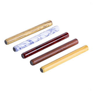 3" Faux Wood Graphic Metal Chillum - Assorted
