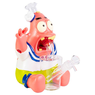 Zombie Cartoon Starfish 9" Silicone Waterpipe