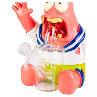 Zombie Cartoon Starfish 9" Silicone Waterpipe