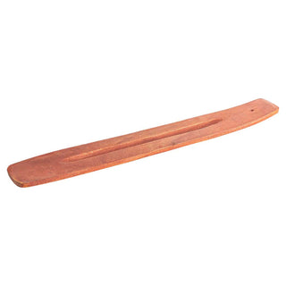 Wood 10" Incense Burner with Brass Inlays - Assorted