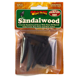 Wildberry Backflow Incense Cones - 6 Pack