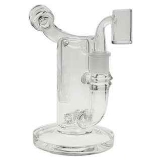 Thick Ass Glass 8" 50x7mm Hammerhead Perc Side Car Dab Rig