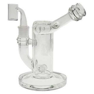 Thick Ass Glass 8" 50x7mm Hammerhead Perc Side Car Dab Rig