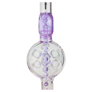 aLeaf Full Color Swiss Perc 14" Straight Glass Water Pipe - Assorted
