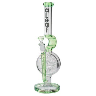 aLeaf Full Color Swiss Perc 14" Straight Glass Water Pipe - Assorted