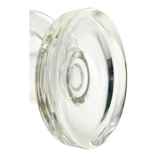 Thick Ass Glass 8" 44x4mm Bent Neck Super Slit Puck Water Pipe