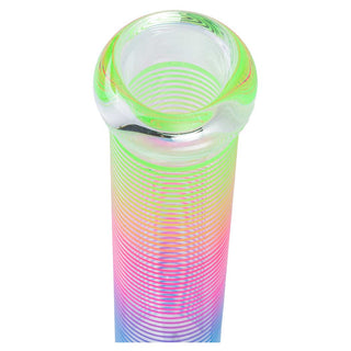 Multicolor Rings All Over Heavy 18" Beaker Water Pipe - Assorted