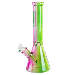 Something Glass Plasma 14" Beaker Glass Water Pipe - Assorted