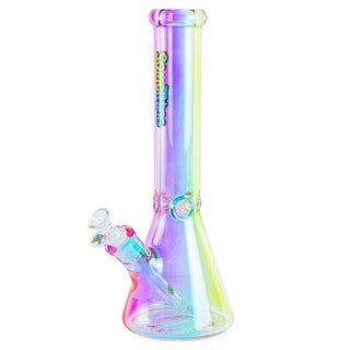 Something Glass Plasma 14" Beaker Glass Water Pipe - Assorted