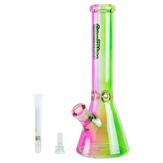Something Glass Plasma 14" Beaker Glass Water Pipe - Assorted