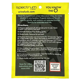 Quick Fix 6.4 Plus Synthetic Urine 3 oz