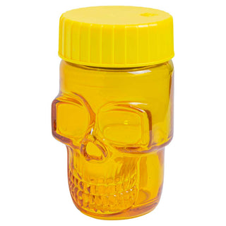 Luminous Skull LED Light 4" Glass Storage Jar - Assorted