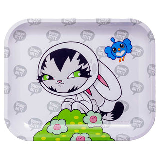 RAW Persue Bunny Kitty Metal Rolling Tray