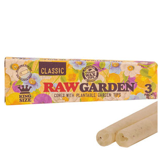 RAW Classic King Size Garden Cones - 3 Pack