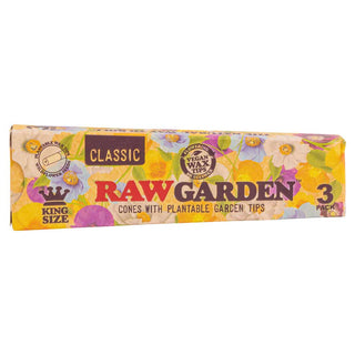 RAW Classic King Size Garden Cones - 3 Pack