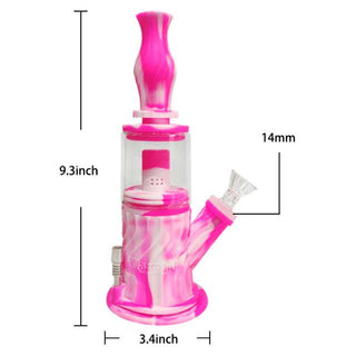 Waxmaid 4-in-1 Double Percolator Water Pipe