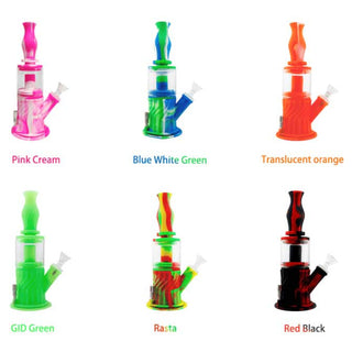 Waxmaid 4-in-1 Double Percolator Water Pipe