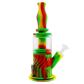 Waxmaid 4-in-1 Double Percolator Water Pipe