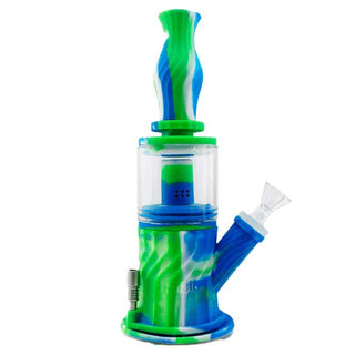 Waxmaid 4-in-1 Double Percolator Water Pipe