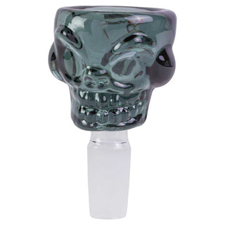 APEX Skull Glass 14mm Joint Water Pipe Slide - Assorted