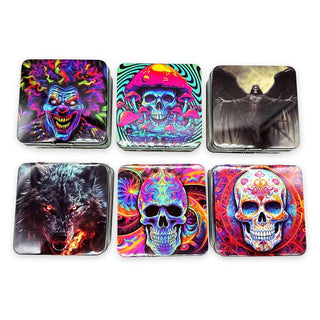 Smokezilla Metal Combo Lock Box & Mini 5" Rolling Tray - Assorted