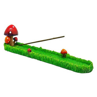 Mushroom Garden 11" Incense Burner