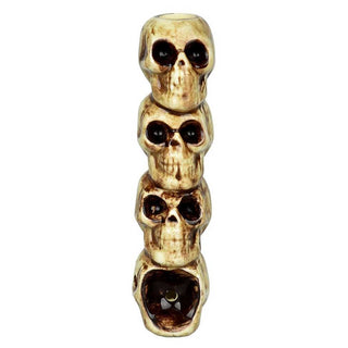 Wacky Bowlz Skulls 3.75" Ceramic Hand Pipe