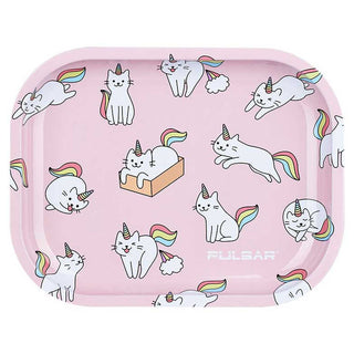 Pulsar Caticorns Mini Metal Rolling Tray