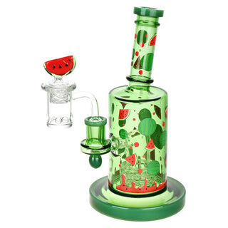 Pulsar Fruit Series Watermelon Zkittles Dab Rig Duo Set