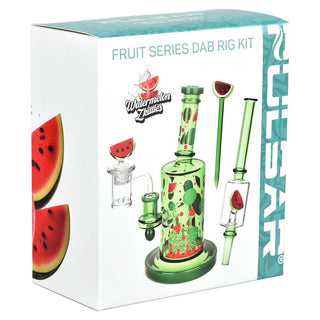 Pulsar Fruit Series Watermelon Zkittles Dab Rig Duo Set