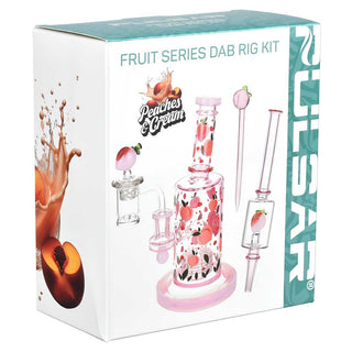 Pulsar Fruit Series Peaches & Cream Dab Rig Duo Set